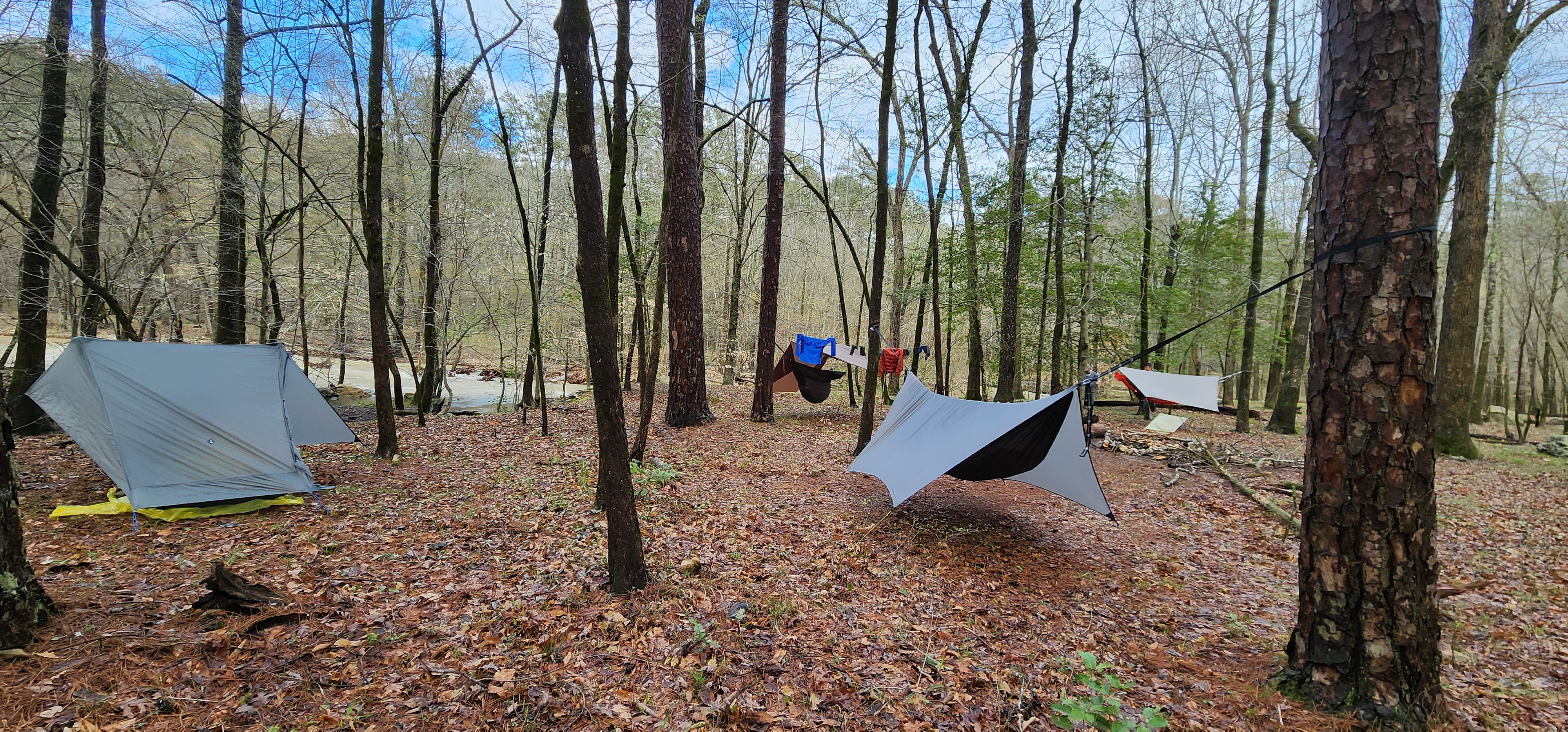 First night camp, Wind Rivers