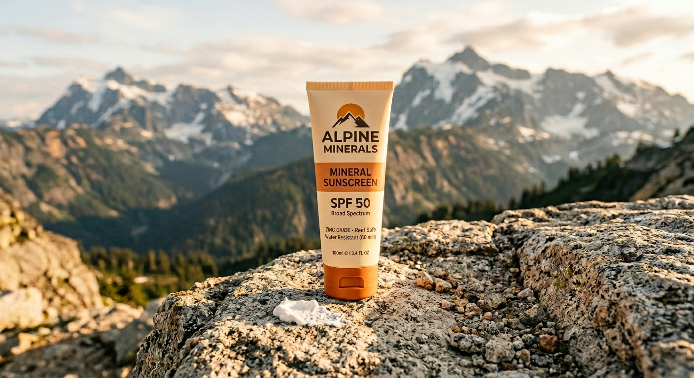 Sunscreen and sunglasses